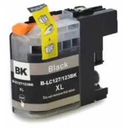 ראש דיו שחור תואם Brother LC127XLBK