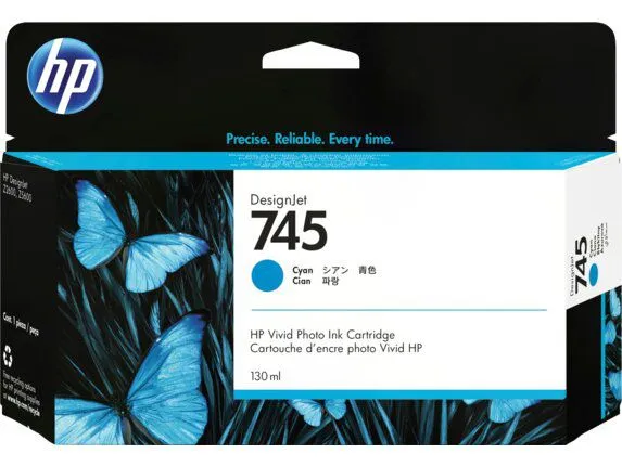 ראש דיו כחול מקורי HP 745 F9J97A