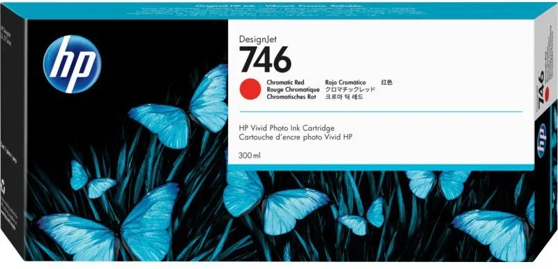 ראש דיו אדום כרום מקורי HP 746 P2V81A