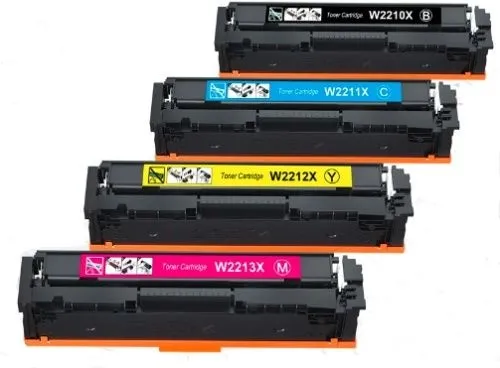 סט 4 טונרים תואמים HP 207X