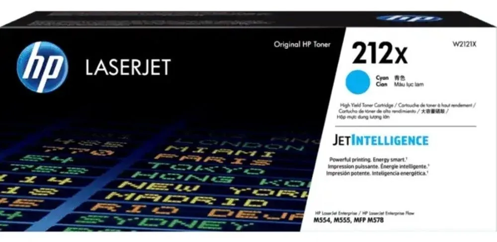 טונר כחול מקורי HP W2121X 212X