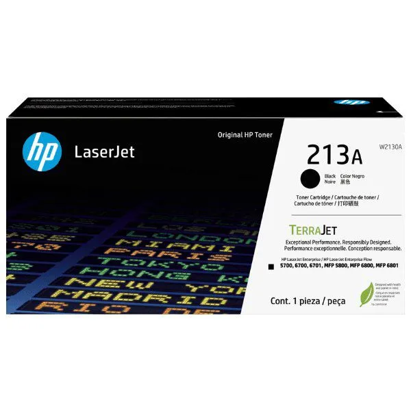 טונר שחור מקורי HP 213A W2130A
