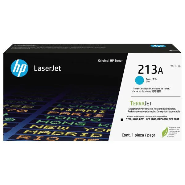 טונר כחול מקורי HP 213A W2131A