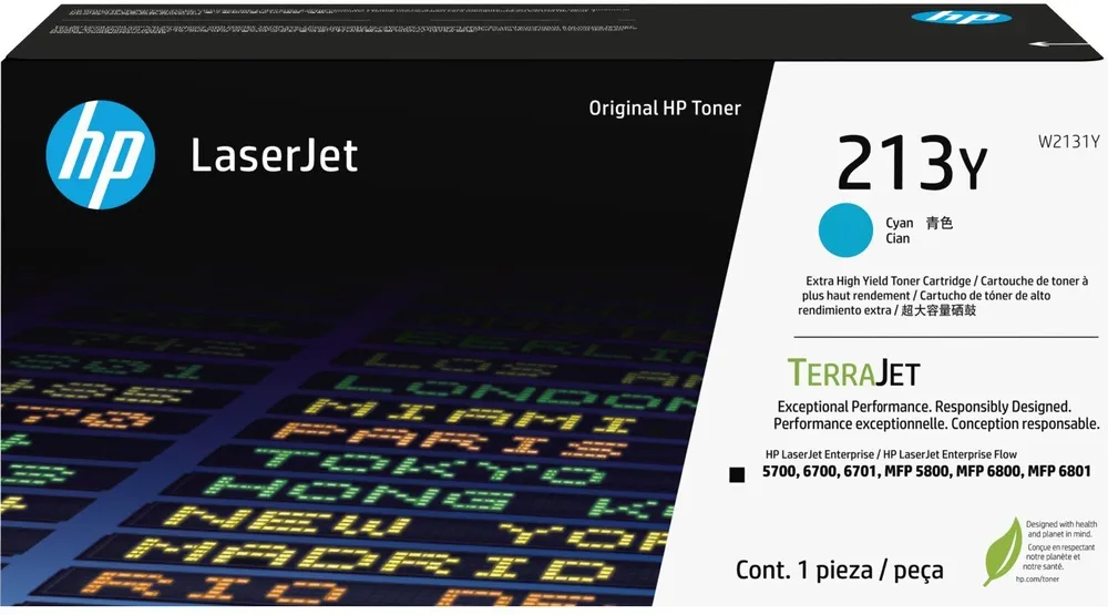 טונר כחול מקורי HP 213Y W2131Y