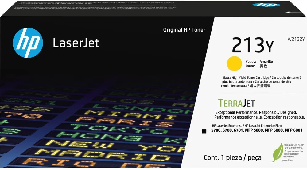 טונר צהוב מקורי HP 213Y W2132Y