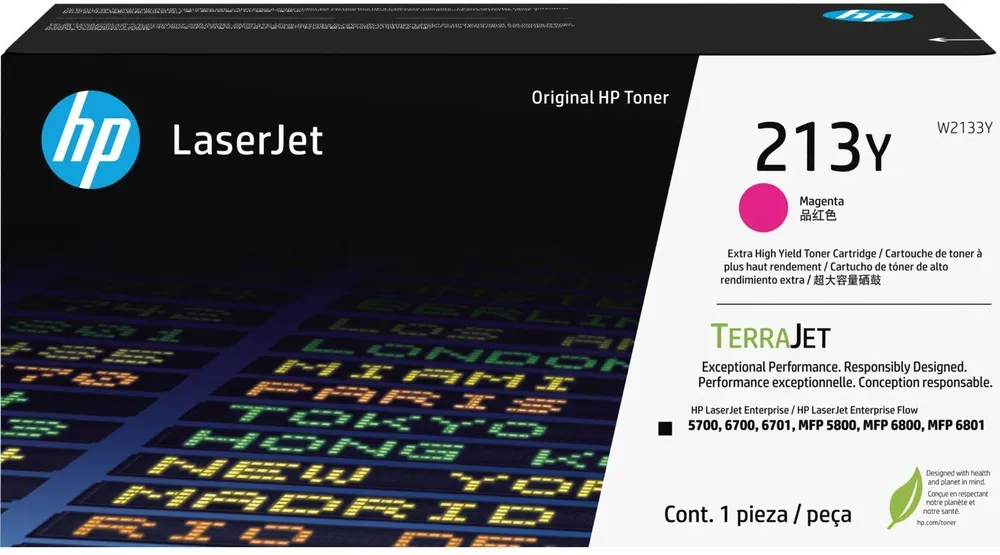 טונר אדום מקורי HP 213Y W2133Y