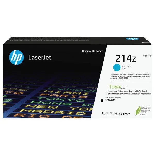 טונר כחול מקורי HP 214Z W2141Z