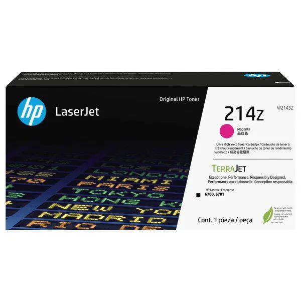 טונר אדום מקורי HP 214Z W2143Z