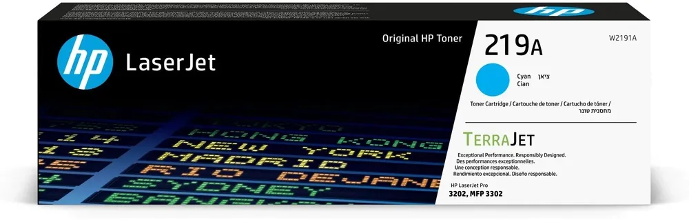 טונר כחול מקורי HP 219A W2191A