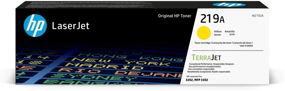 טונר צהוב מקורי HP 219A W2192A