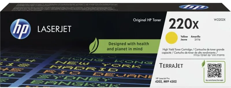 טונר צהוב מקורי HP 220X W2202X