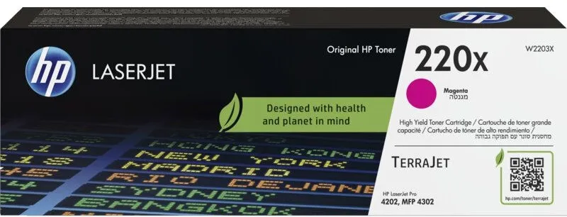 טונר אדום מקורי HP 220X W2203X