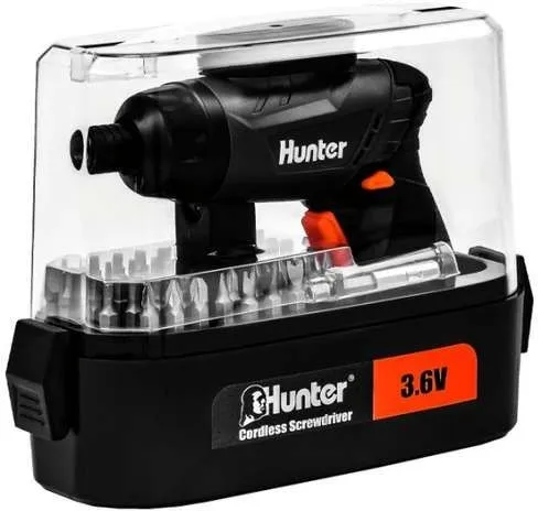 מברגה קומפקטית נטענת Hunter 100311-016 – עם סוללה 1.5Ah