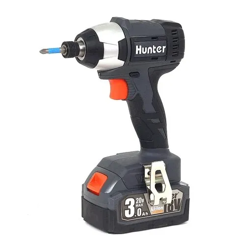 מברגת אימפקט נטענת Hunter 100312-018 18V – עם סוללה 3Ah