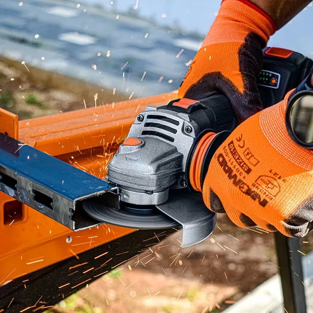 משחזת זווית נטענת 4.5" Hunter 100411-020 18V – גוף בלבד