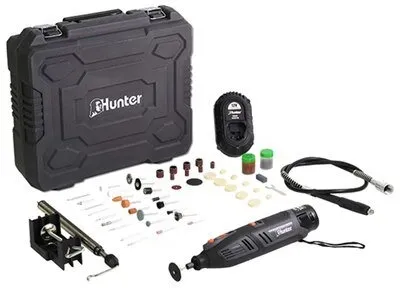 משחזת ציר נטענת Hunter 100415-002 10.8V – כולל 100 ראשים