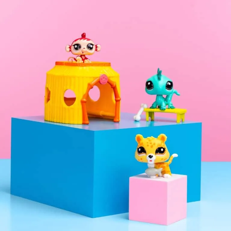 פט שופ סט ג'ונגל – שלוש בובות מחמד My littlest pet shop