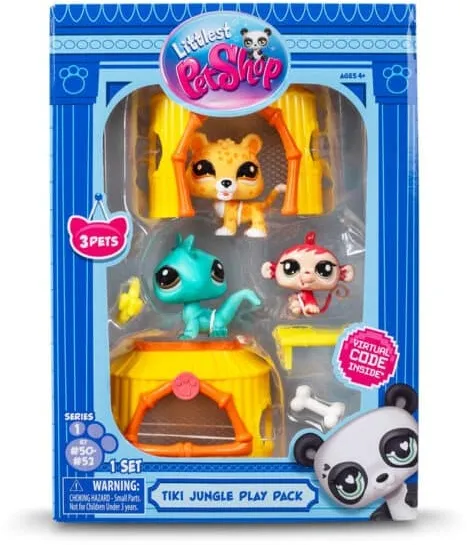 פט שופ סט ג'ונגל – שלוש בובות מחמד My littlest pet shop