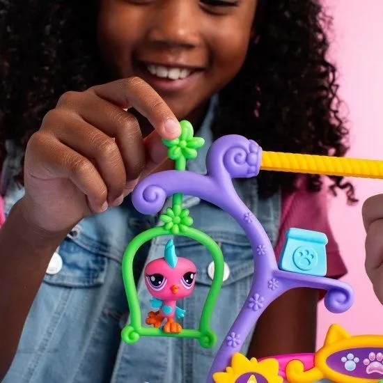 פט שופ סט מופע כשרונות עם 2 חיות מחמד My littlest pet shop