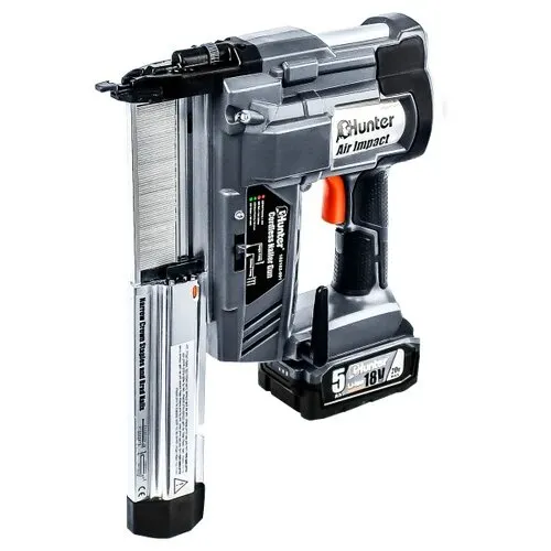 אקדח סיכות ומסמרים נטען Hunter 102102-001 18V – גוף בלבד