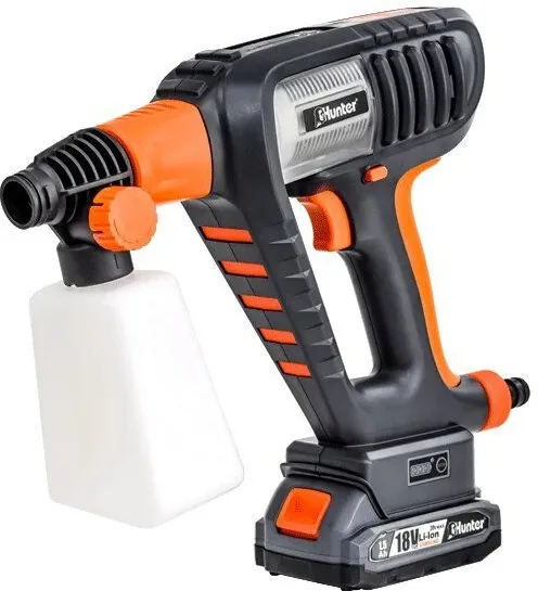 אקדח שטיפה בלחץ נטען Hunter 102303-001 18V – גוף בלבד