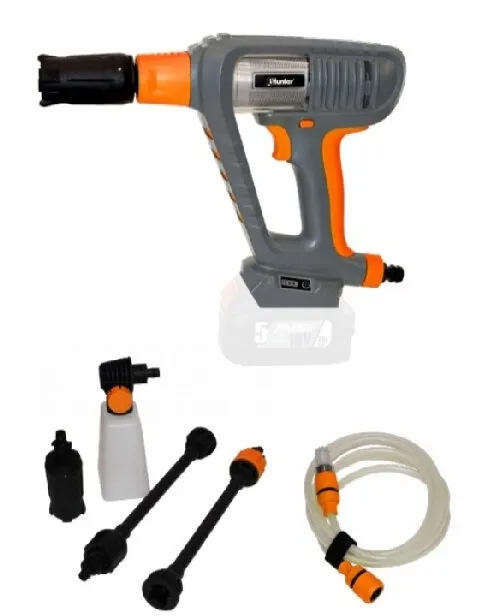 אקדח שטיפה בלחץ נטען Hunter 102303-004 18V – עם סוללה 5Ah