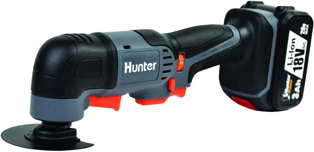 מולטיטול נטען Hunter 102600-002 18V – עם סוללה 3Ah