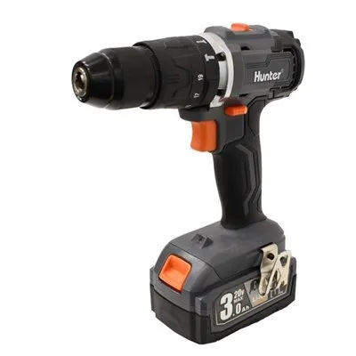 מברגה רוטטת/קודחת Hunter 102700-017 18V – עם סוללה 3Ah