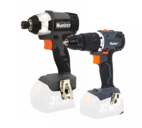 סט אימפקט+מברגה רוטטת Hunter 102700-019 – עם סוללה 5Ah ומטען 6.5A