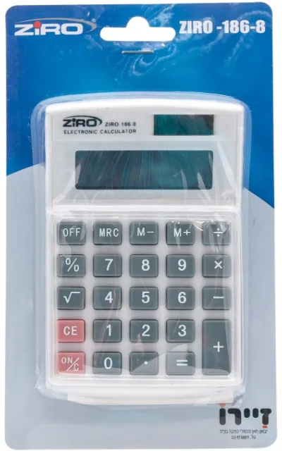 מחשבון כיס BT505-8 – מבית Ziro