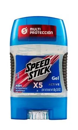 דאודורנט ג'ל לגבר Speed Stick X5 אקטיב – 85 גרם