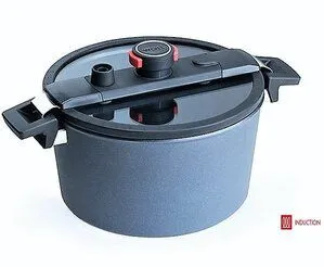 סיר לחץ נמוך תואם אינדוקציה 28 ס"מ 7.5 ליטר Woll Diamond Active Lite