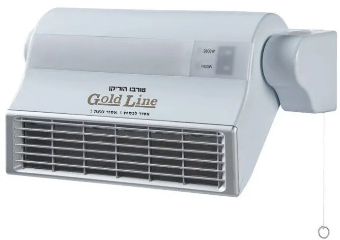 מפזר חום לאמבטיה טורבו הוריקן Gold Line 138CW 2800W – בצבע לבן