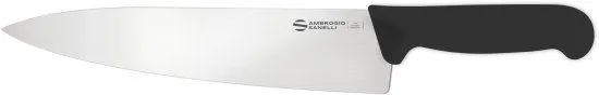 סכין שף באורך 26 ס"מ Ambrogio Sanelli SUPRA בצבע שחור