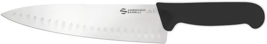 סכין שף באורך 24 ס"מ Ambrogio Sanelli SUPRA בצבע שחור