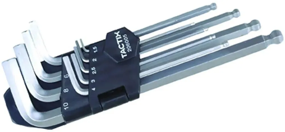 סט מפתחות אלן כדורי מילימטרי TACTIX 206005