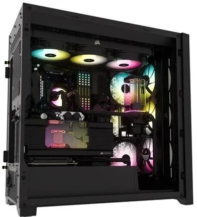מארז מחשב בצבע שחור Corsair iCUE 5000X RGB CC-9011212-WW Mid Tower