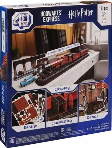 מודל לבניה תלת-ממדי הוגוורטס אקספרס מבית 4D Build