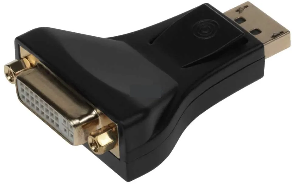 מתאם DisplayPort זכר ל-DVI נקבה