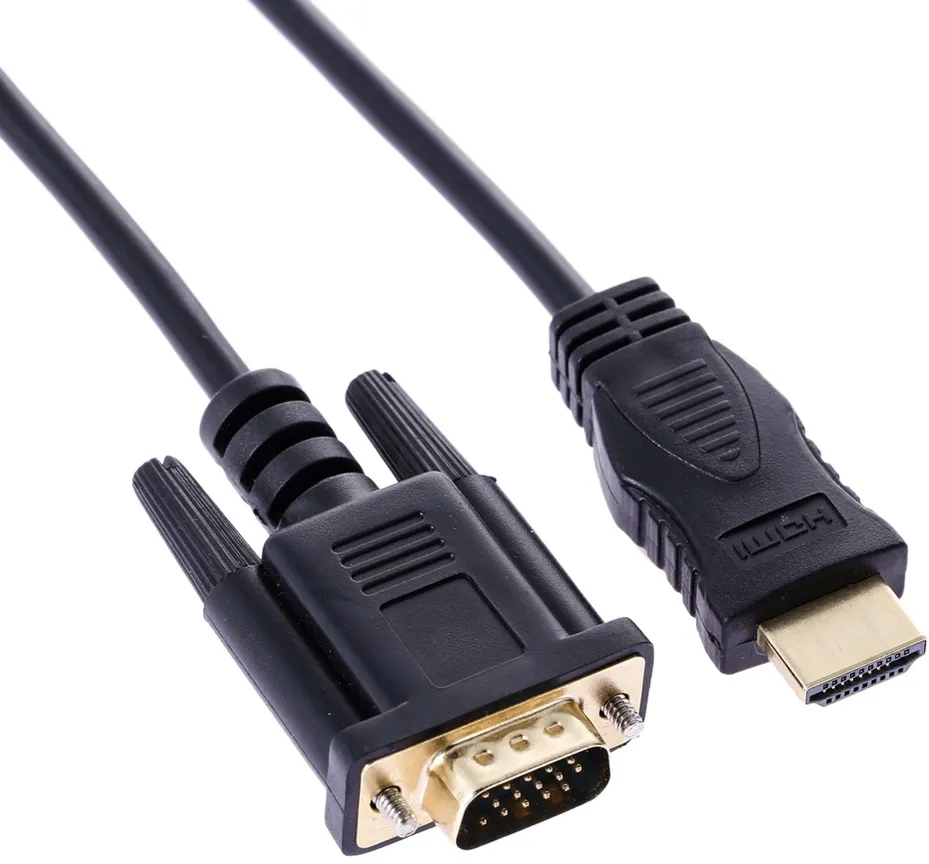 כבל HDMI זכר ל- VGA באורך 1.8 מטר