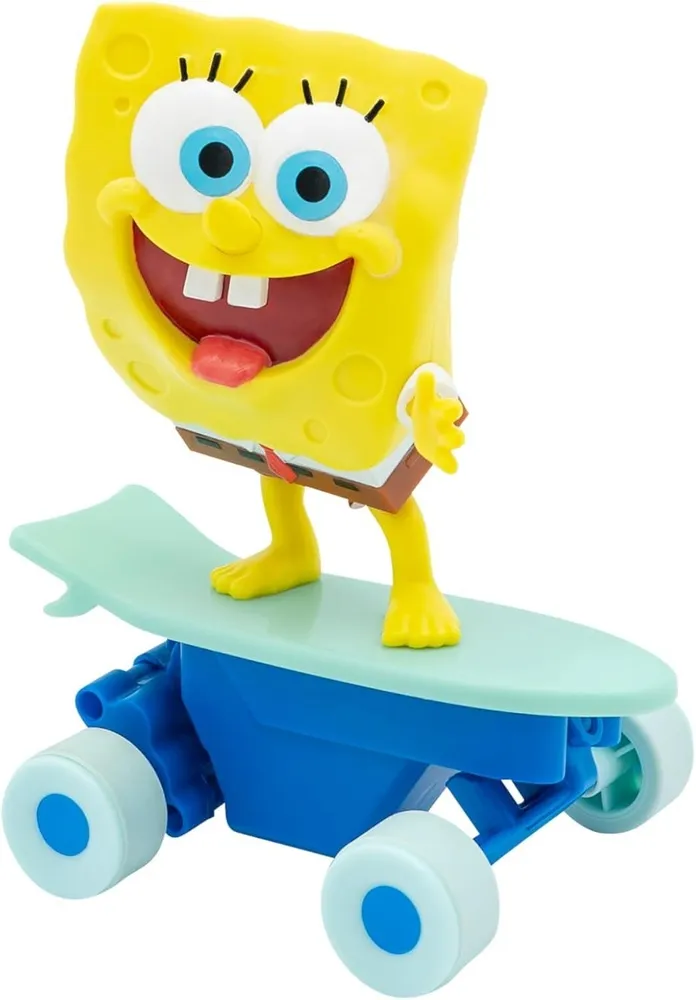 בובספוג על סקייטבורד עם שלט רחוק מבית Funrise