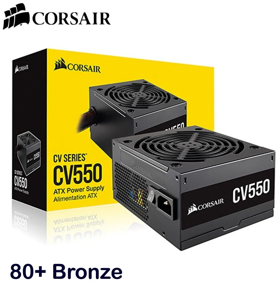 ספק כוח Corsair CV550 80+ BRONZE 550W