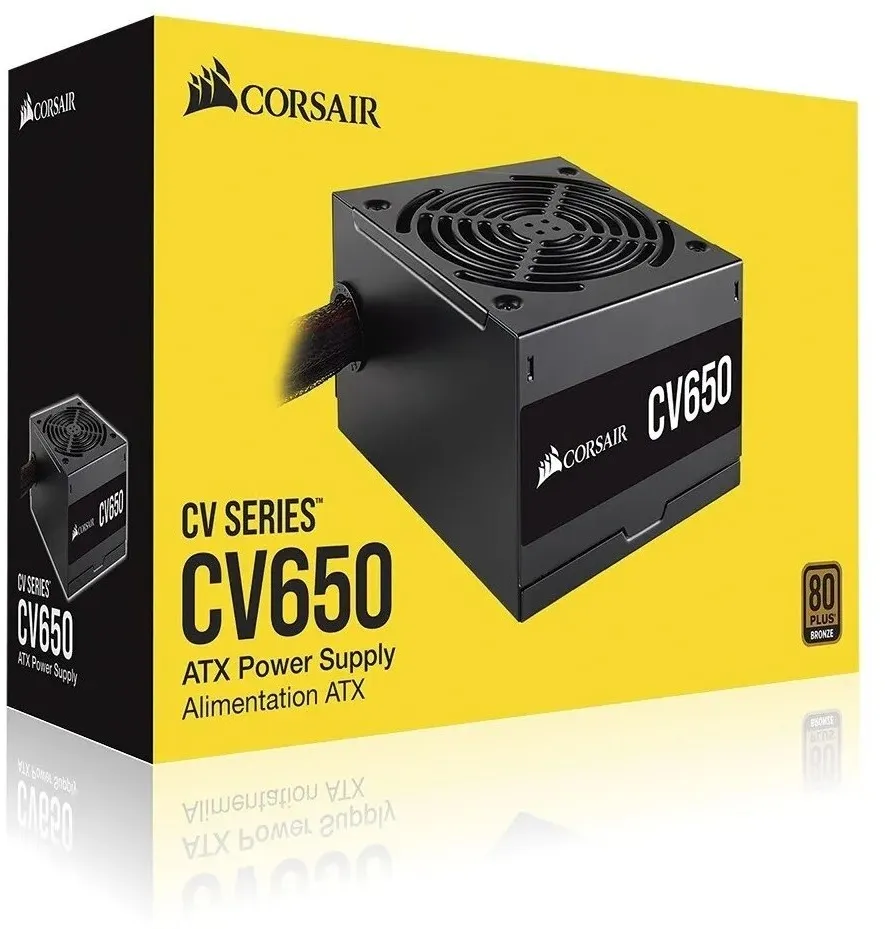 ספק כוח Corsair CV650 80+ BRONZE 650W