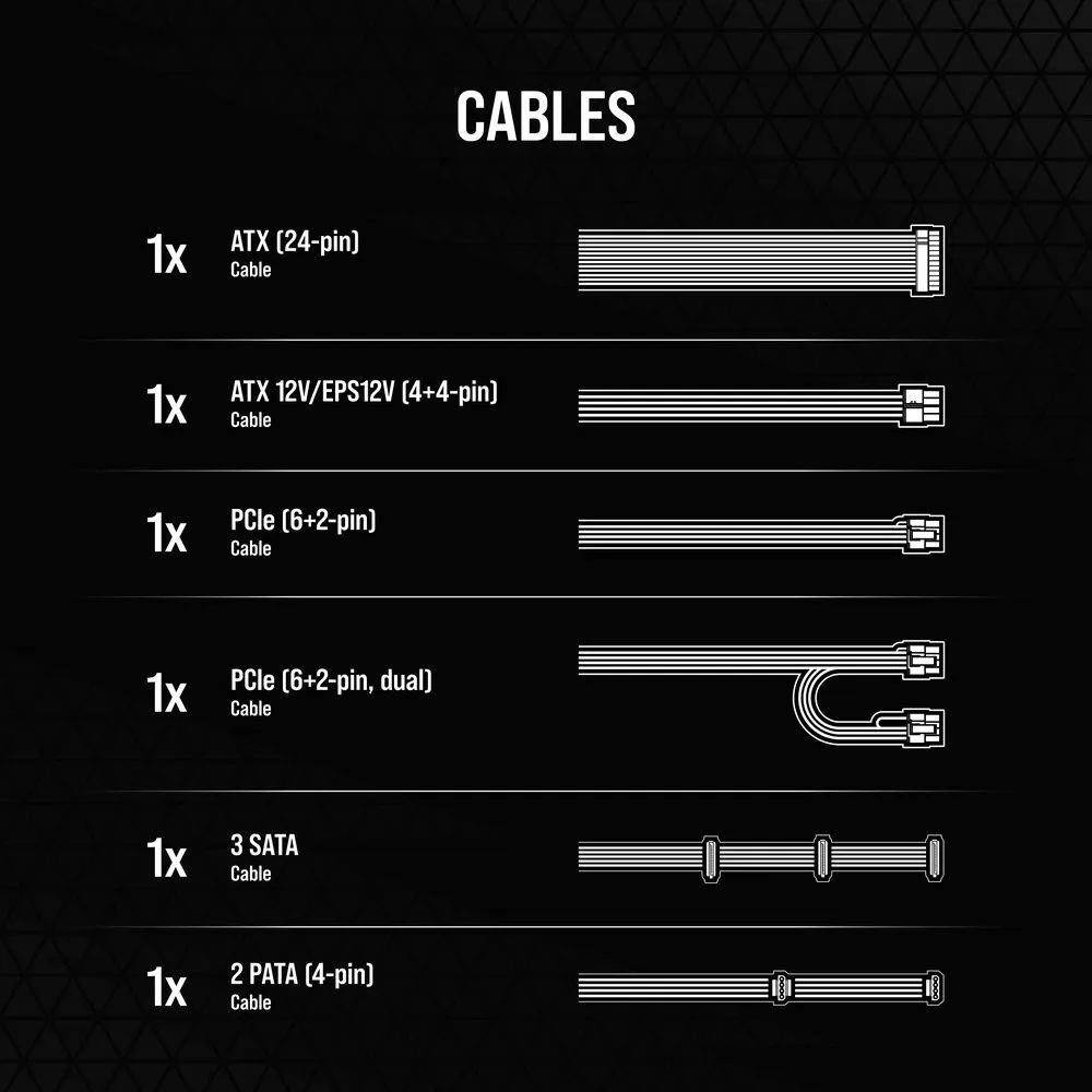 ספק כוח Corsair CX750 Non modular 750W 80 Plus Bronze