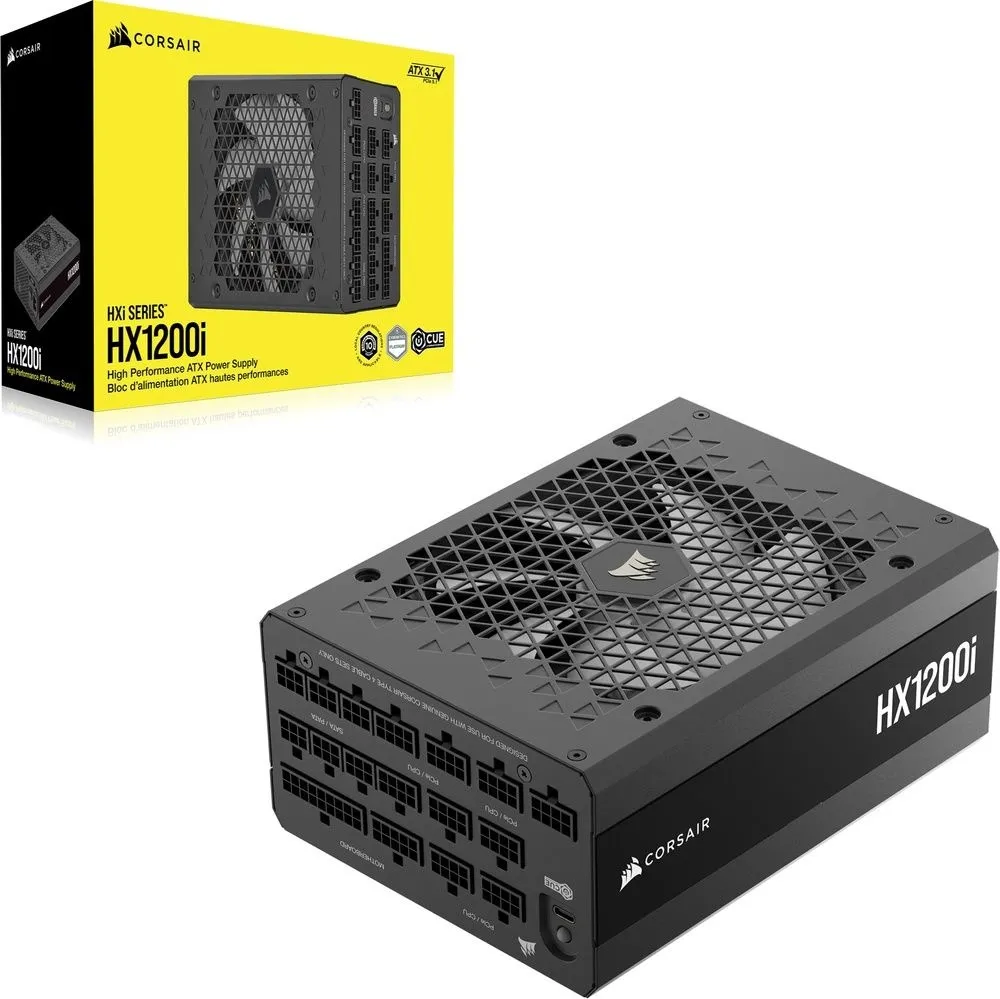 ספק כוח Corsair HX1200i Fully Modular 1200W 80 Plus Platinum