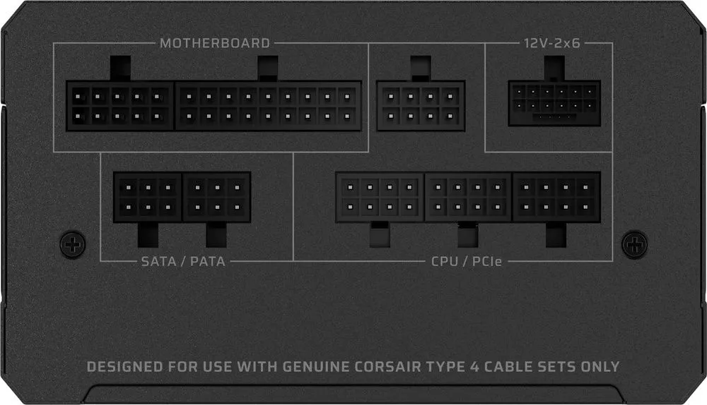 ספק כוח Corsair RM1000e Fully Modular 1000W 80 Plus Gold