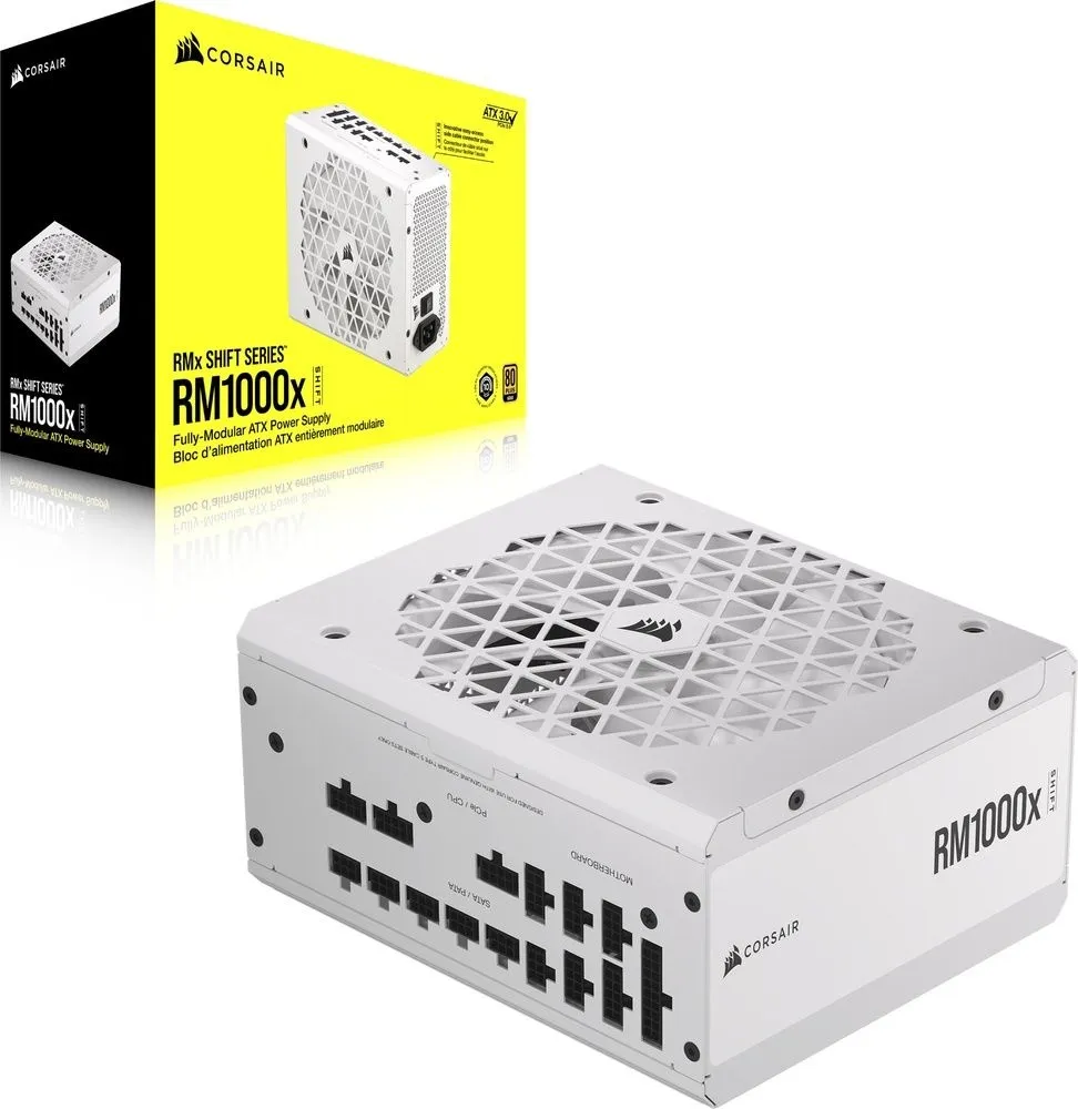 ספק כוח Corsair RM1000x Shift Fully Modular 1000W 80 Plus Gold