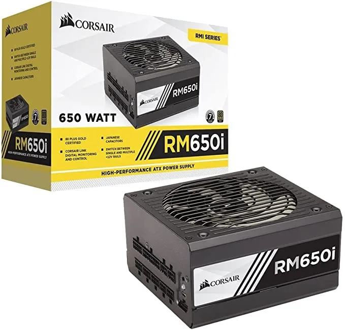 ספק כוח Corsair RM650i 80+ GOLD Modular 650W