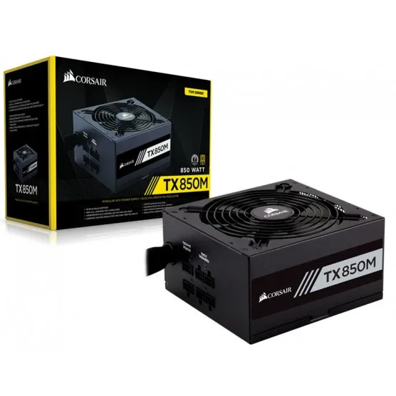 ספק כוח Corsair TX850M 80+ GOLD Modular 850W