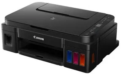 מדפסת הזרקת דיו צבעונית אלחוטית Canon Pixma G3410 BK